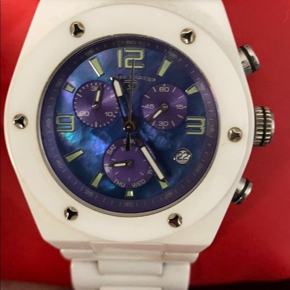 Swiss legend ceramic watch chronograph throttle - Picture 2 of 13